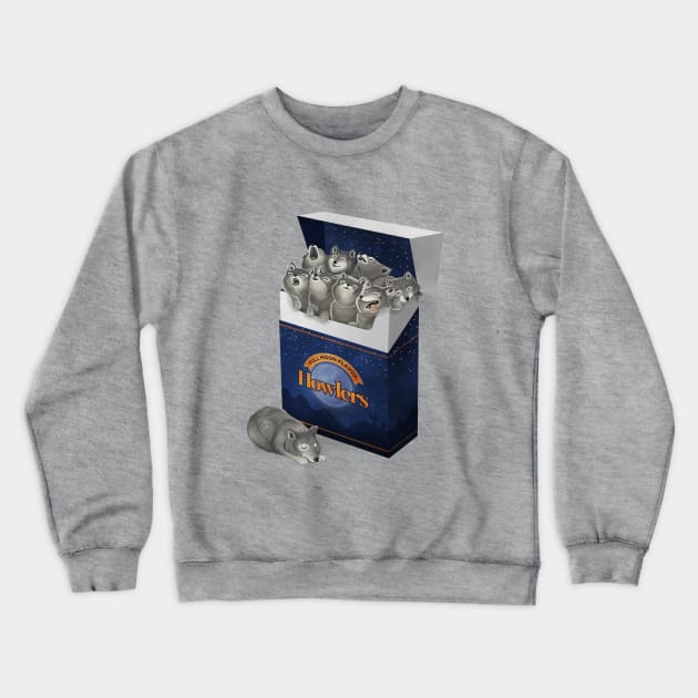 They Travel in Packs Crewneck Sweatshirt by Made With Awesome